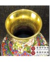 景泰藍花絲銀藍15寸花瓶 景泰藍花絲銀藍15寸花瓶